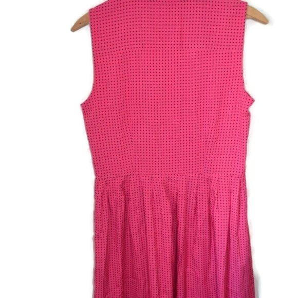 Tommy Hilfiger M Lined Polka Dot Sleeveless Dress - Picture 9 of 10